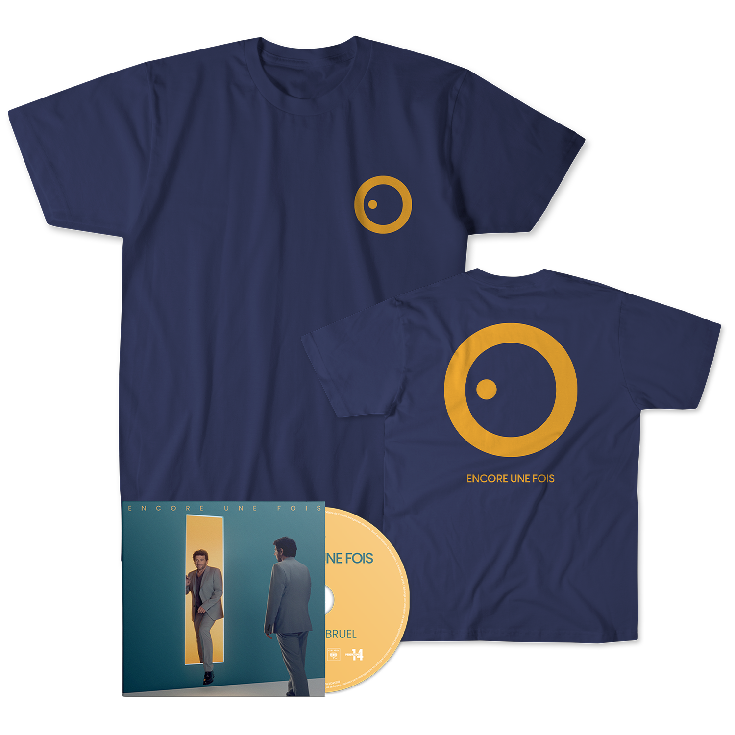 PACK T-SHIRT + CD « ENCORE UNE FOIS »