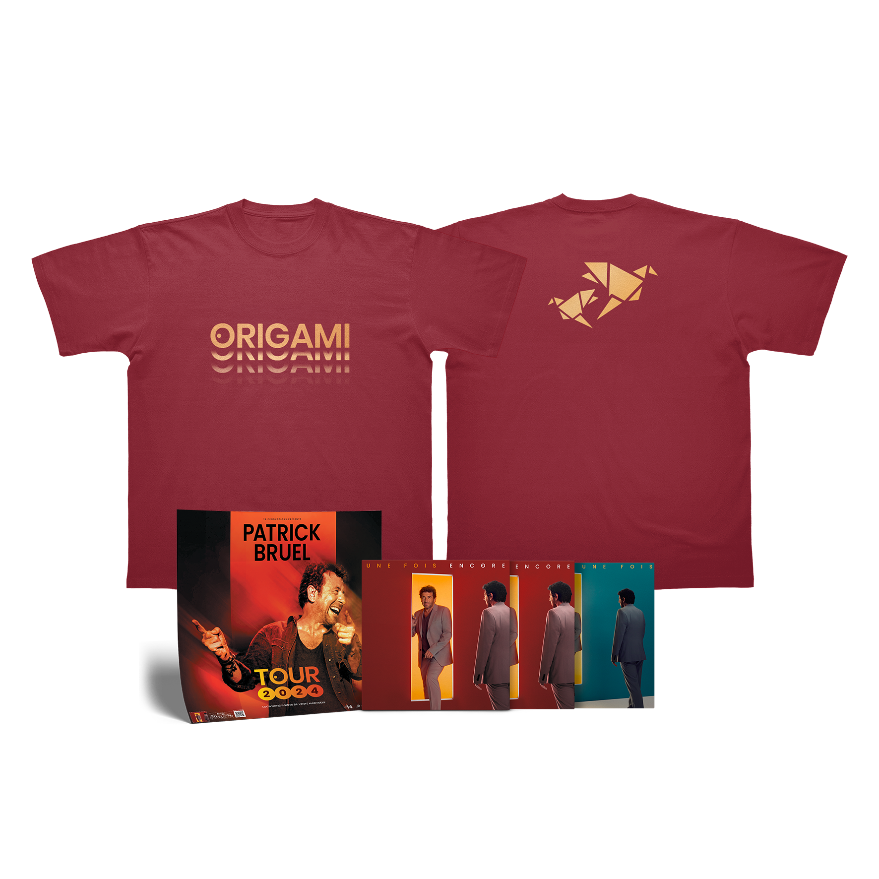 PACK "ORIGAMI" : RÉEDITION + T-SHIRT + POSTER